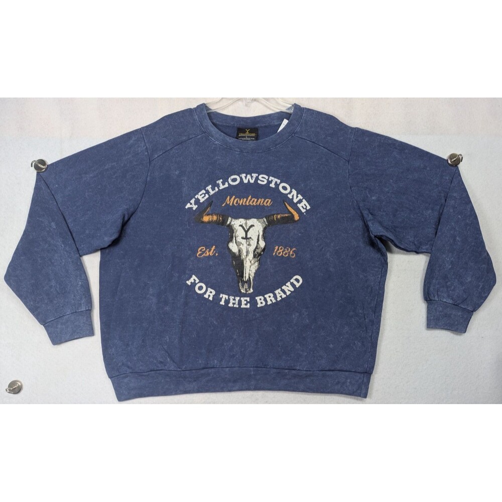 Yellowstone - Dutton Ranch - For The Brand - Women's - Blue Sweatshirt - Size L
